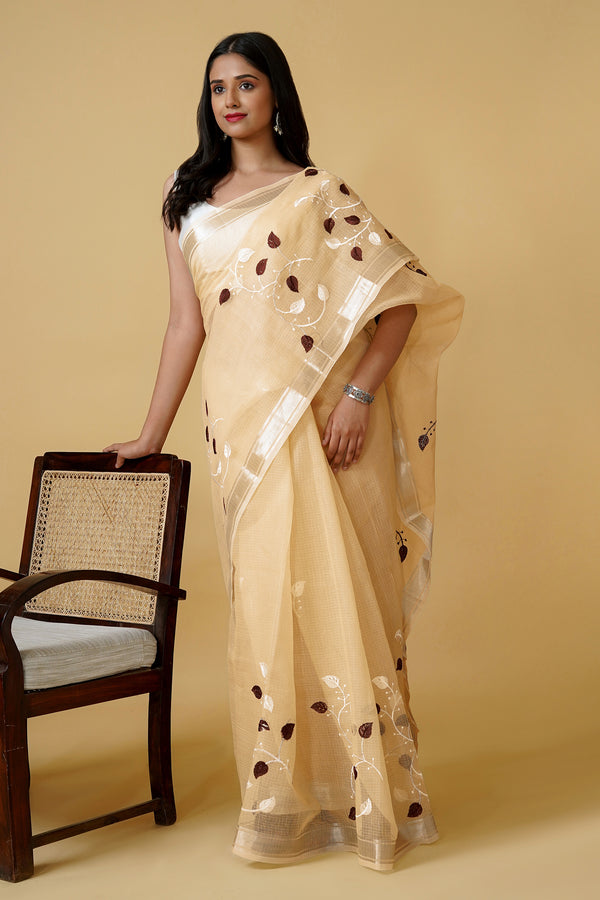 Teejh Kavya Kota Embroidered Saree