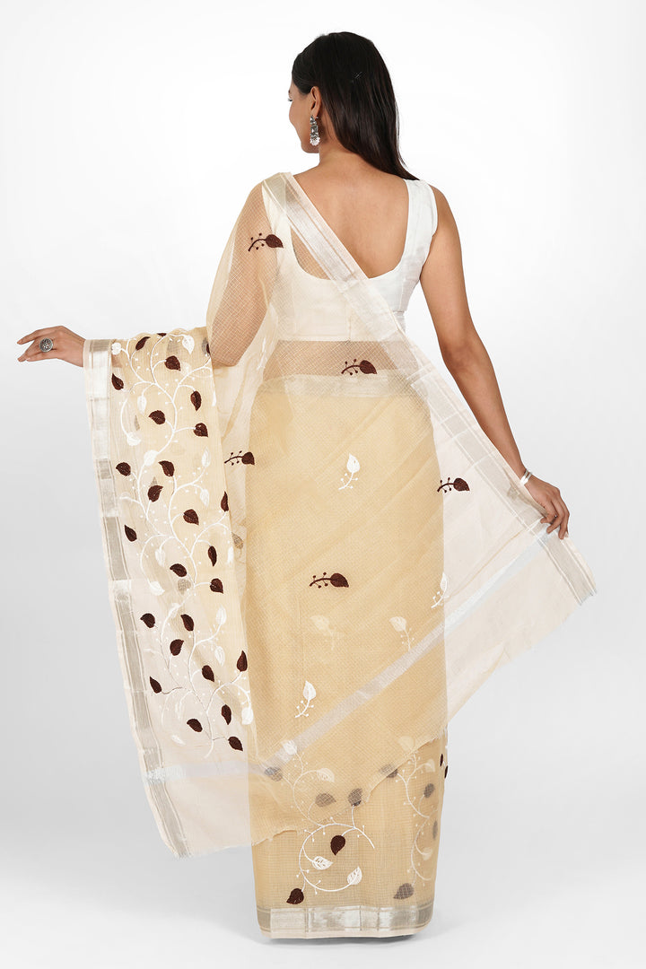 Teejh Kavya Kota Embroidered Saree