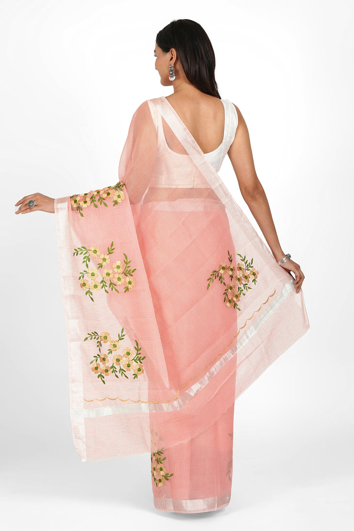 Teejh Rhea Kota Embroidered Saree