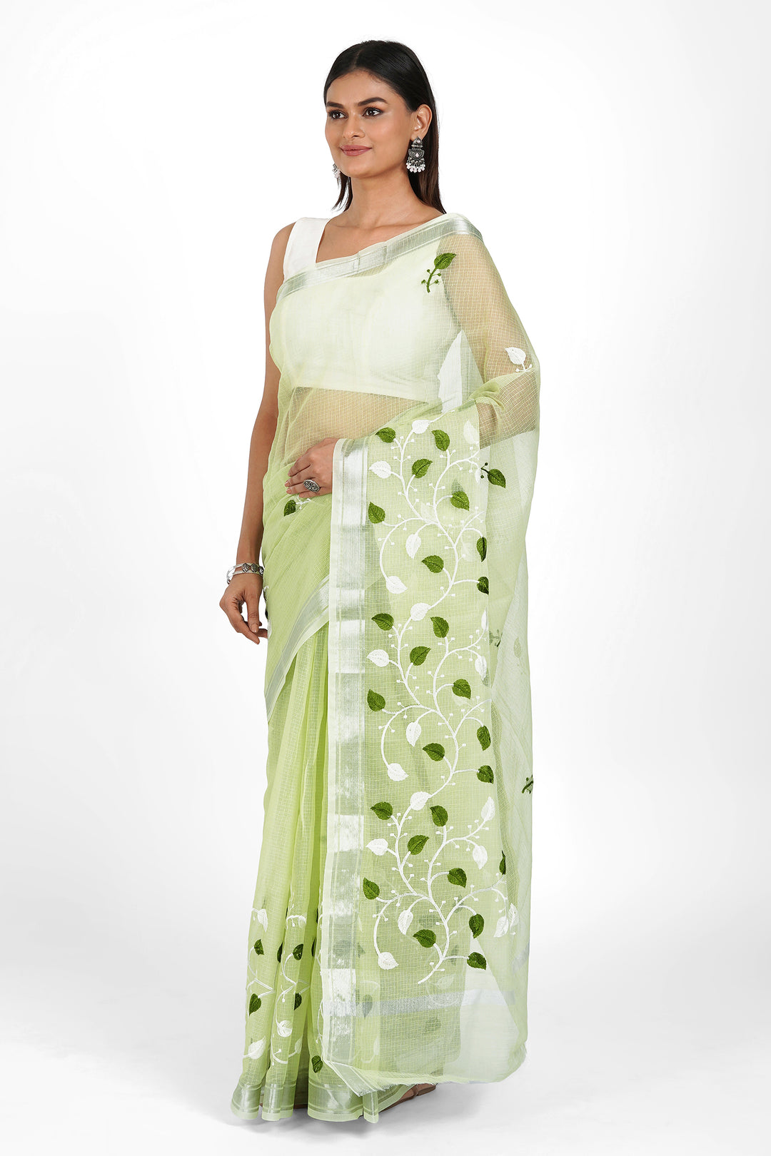 Teejh Vedea Kota Embroidered Saree