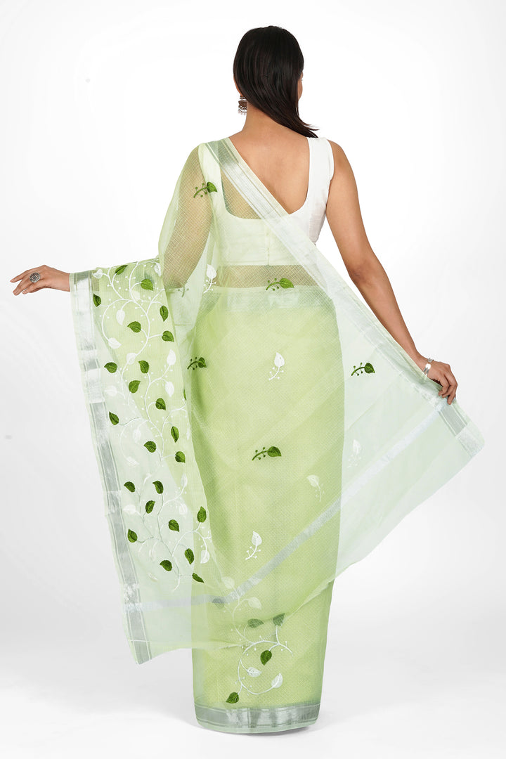 Teejh Vedea Kota Embroidered Saree