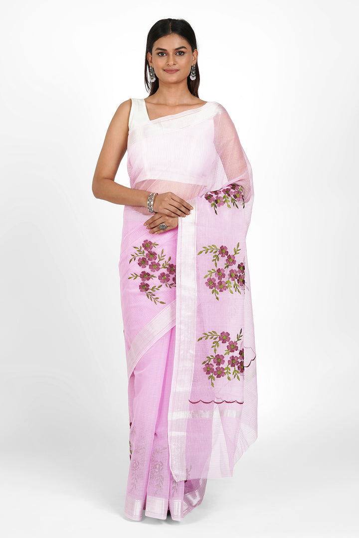 Teejh Kriti Kota Embroidered Saree