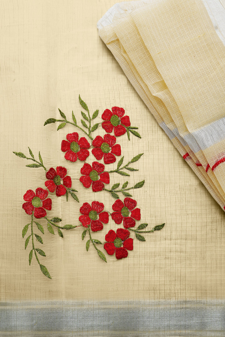 Teejh Riya Kota Embroidered Saree