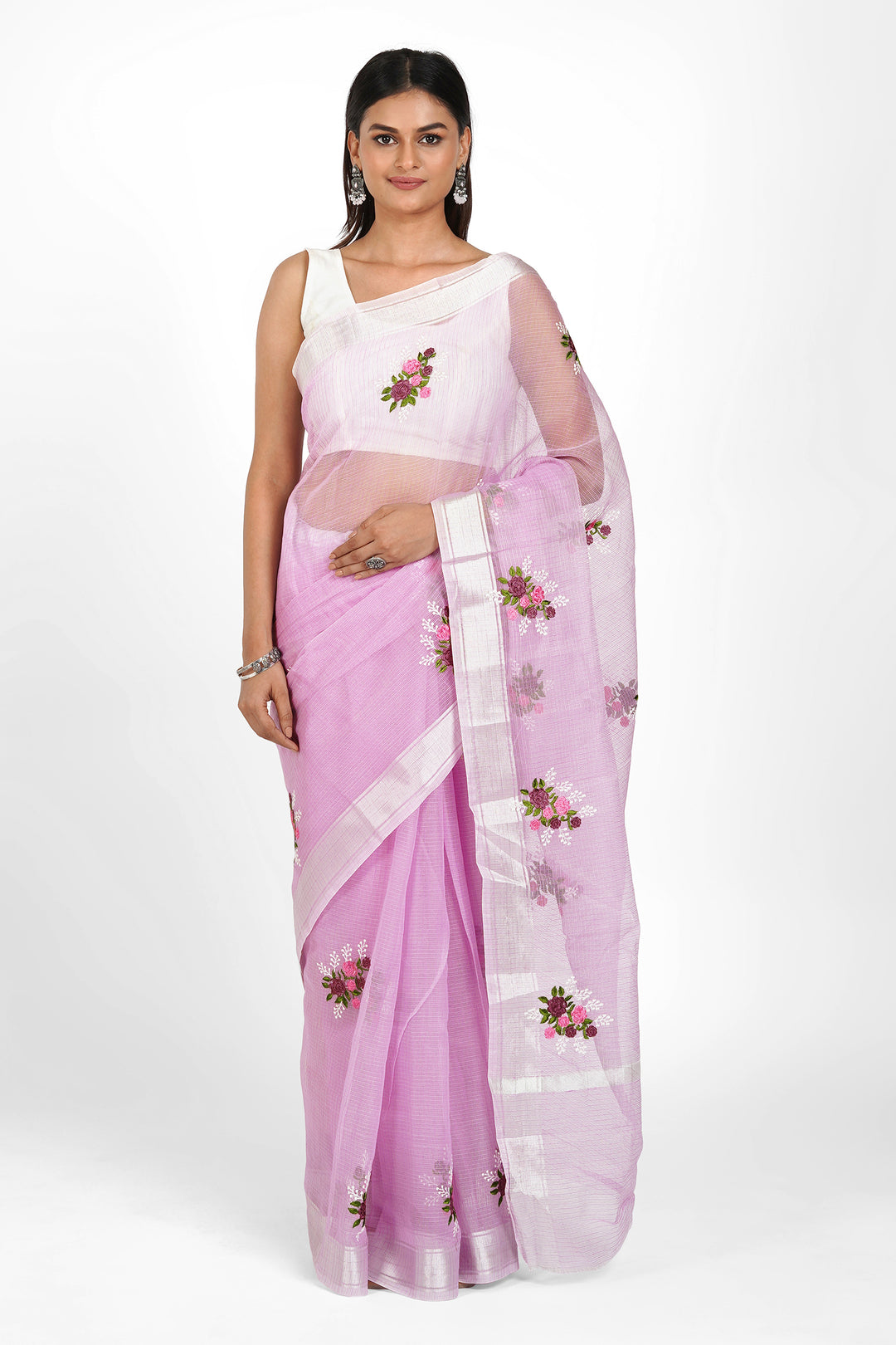 Teejh Ishika Kota Embroidered Saree