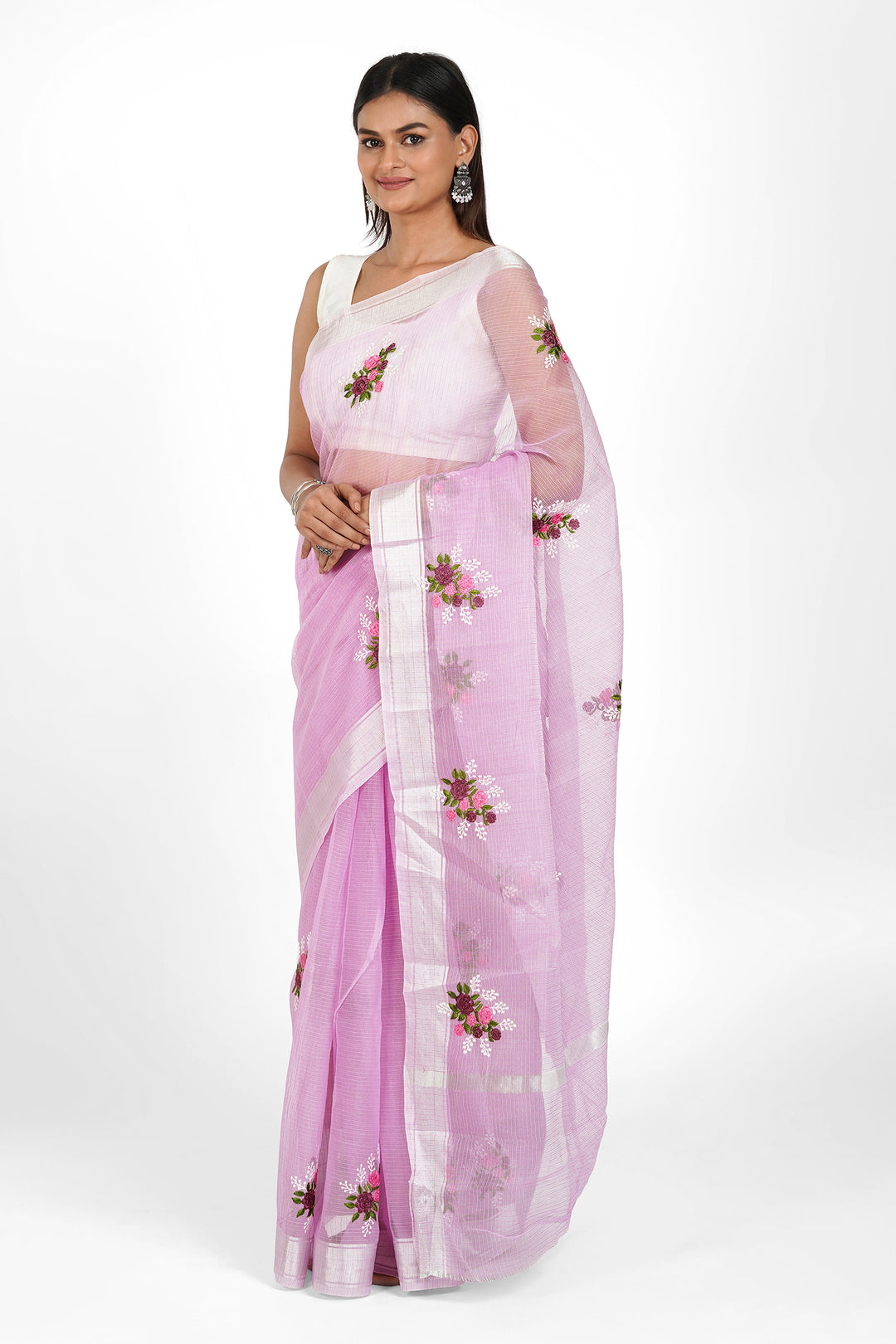 Teejh Ishika Kota Embroidered Saree