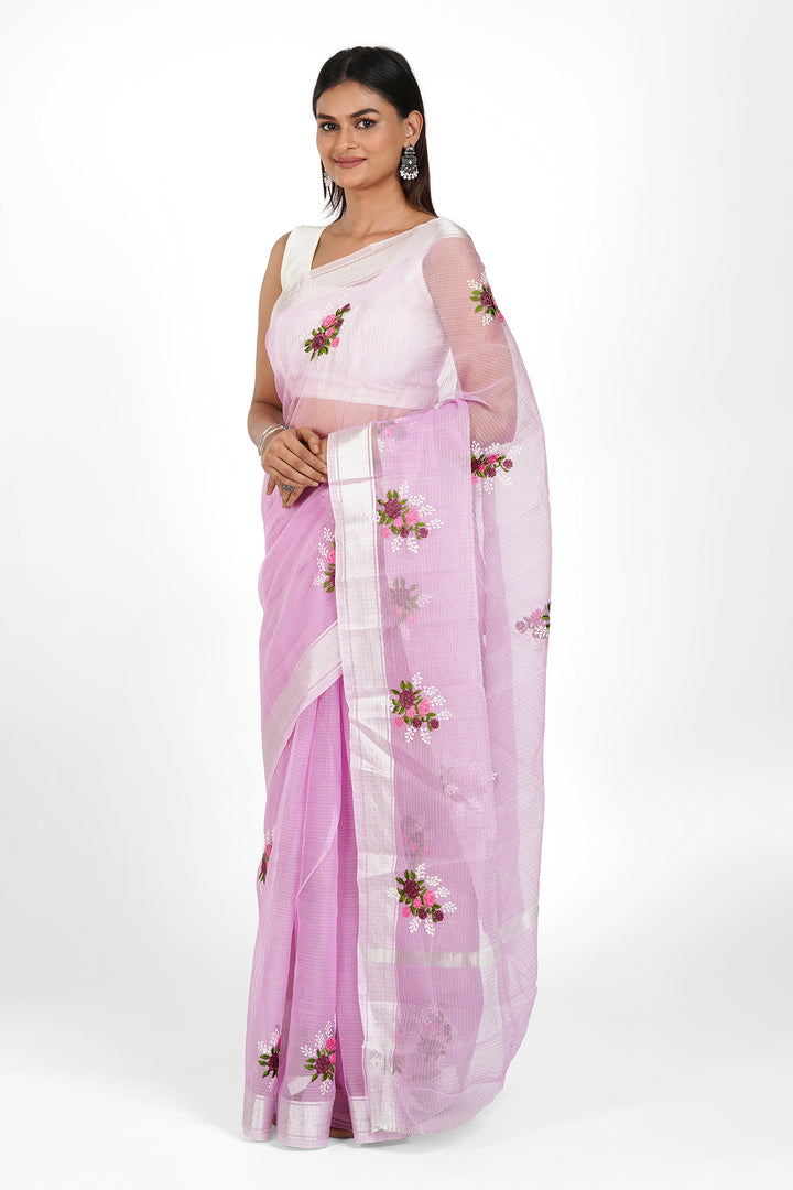 Teejh Ishika Kota Embroidered Saree
