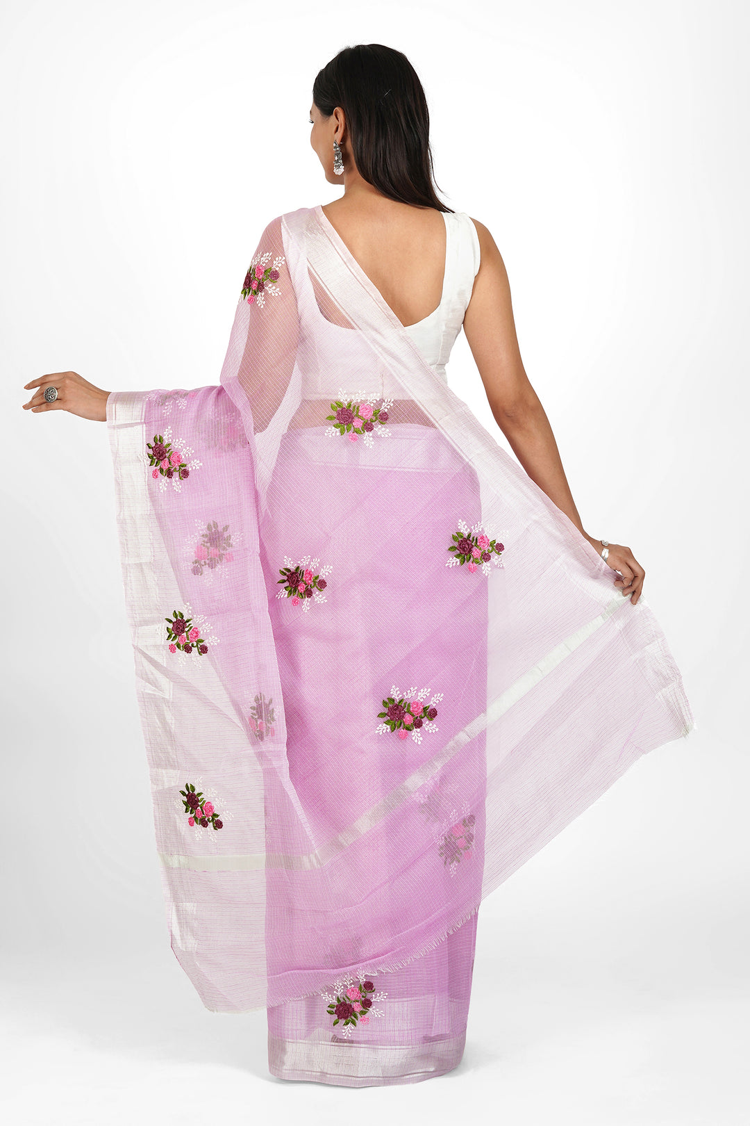 Teejh Ishika Kota Embroidered Saree