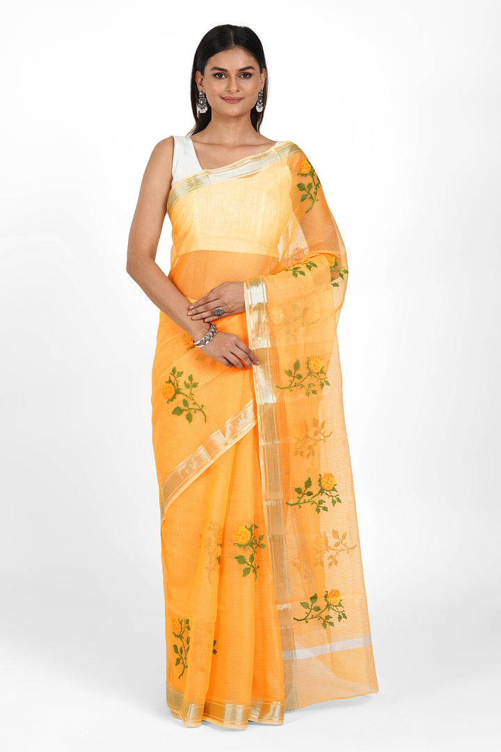 Teejh Sriya Kota Embroidered Saree
