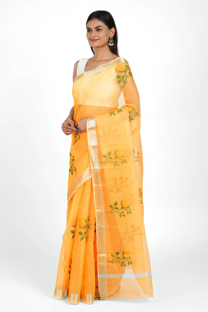 Teejh Sriya Kota Embroidered Saree