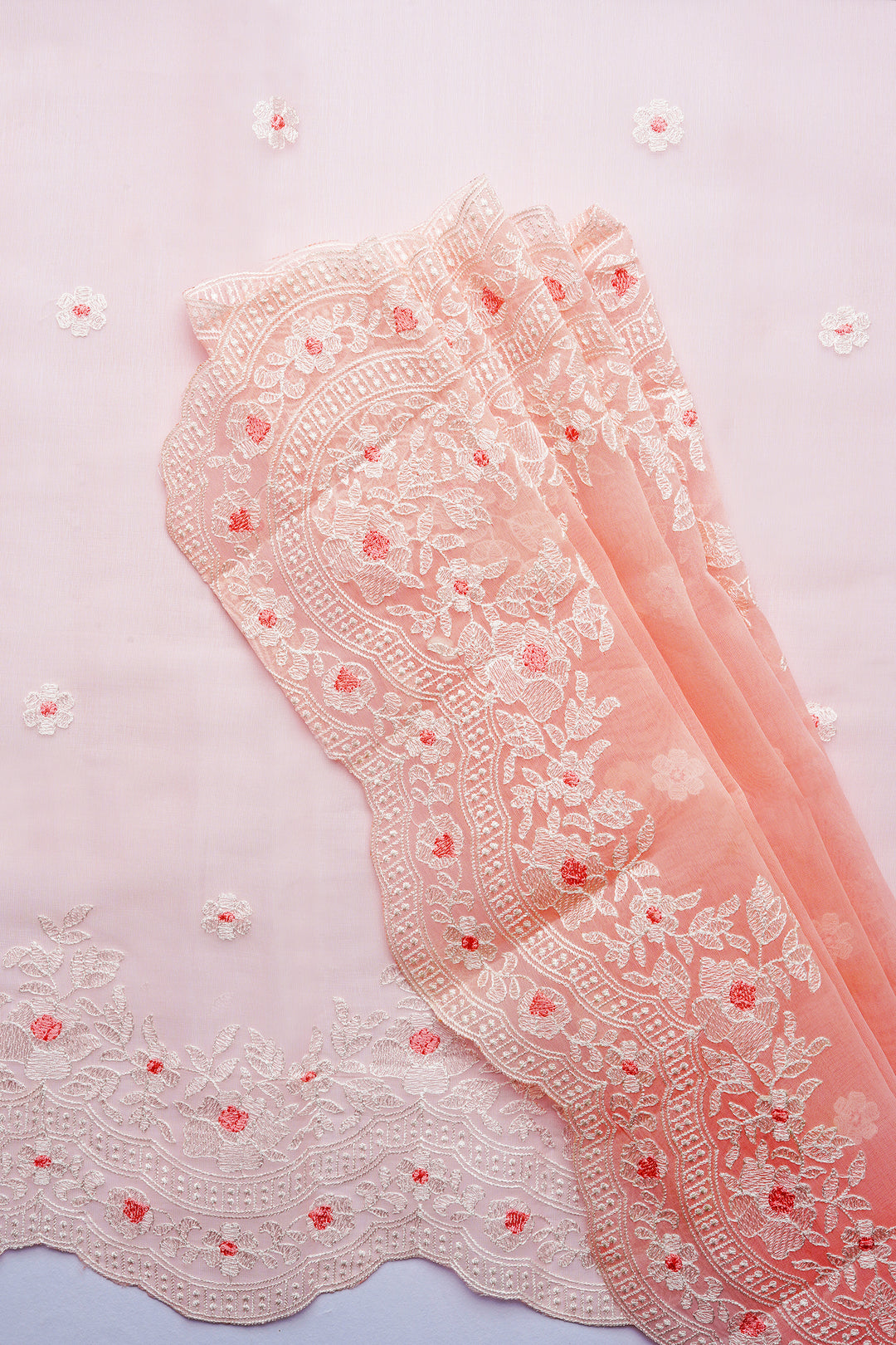Teejh Tusharika Embroidered Organza Saree