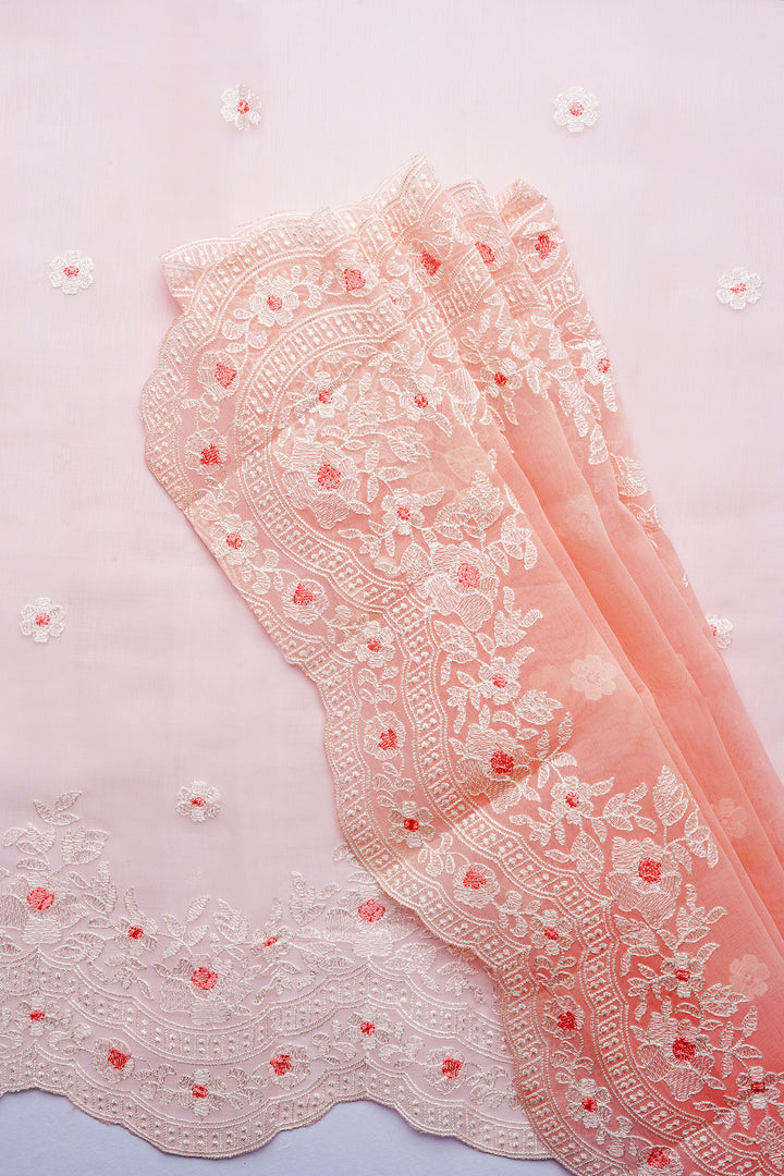 Teejh Tusharika Embroidered Organza Saree