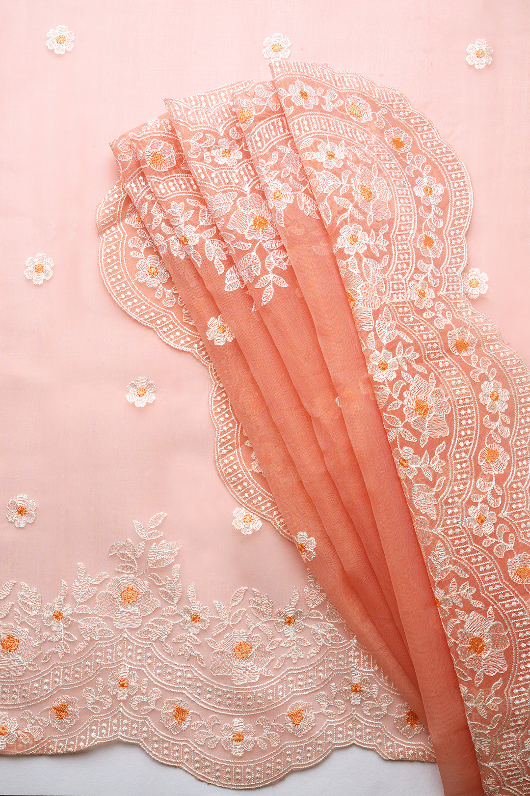 Teejh Ridhushni Embroidered Organza Saree