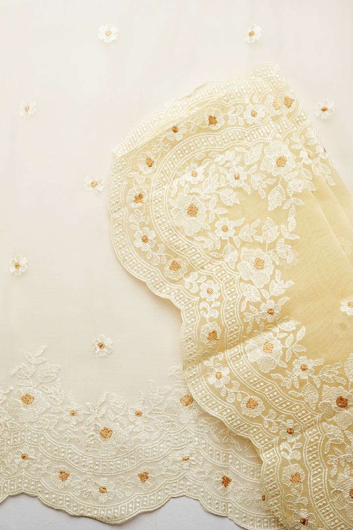 Teejh Sharadi Embroidered Organza Saree