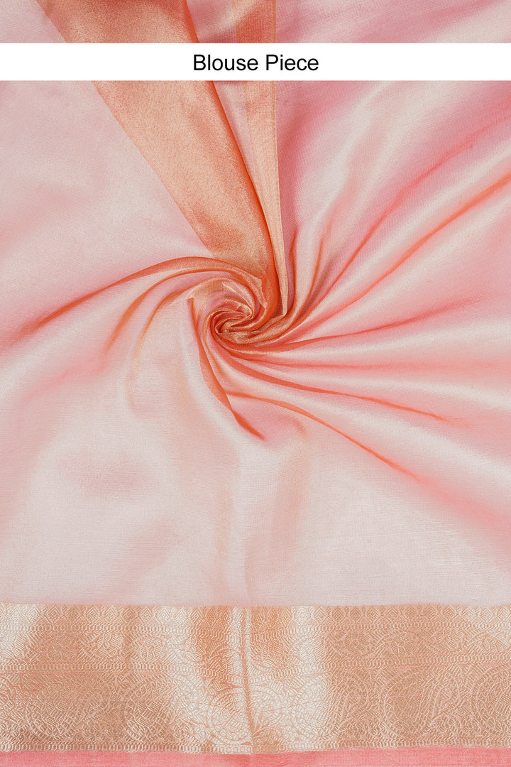 Mohini Coral Banarasi Tissue Saree