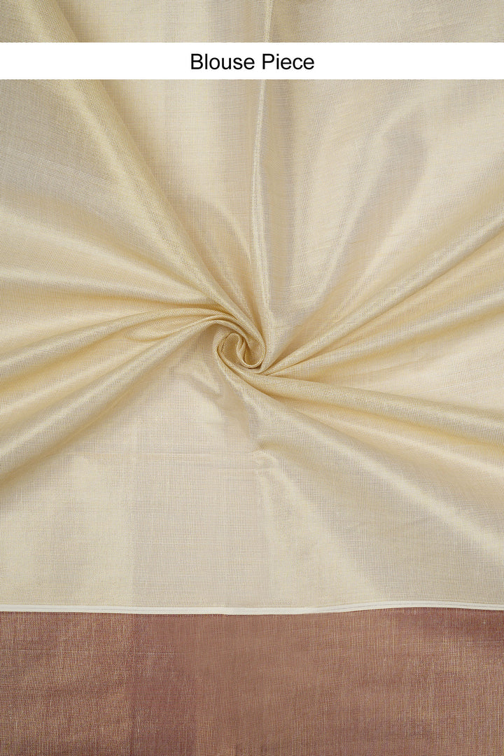 Teejh Achankovil Kerala Tissue Maroon Saree