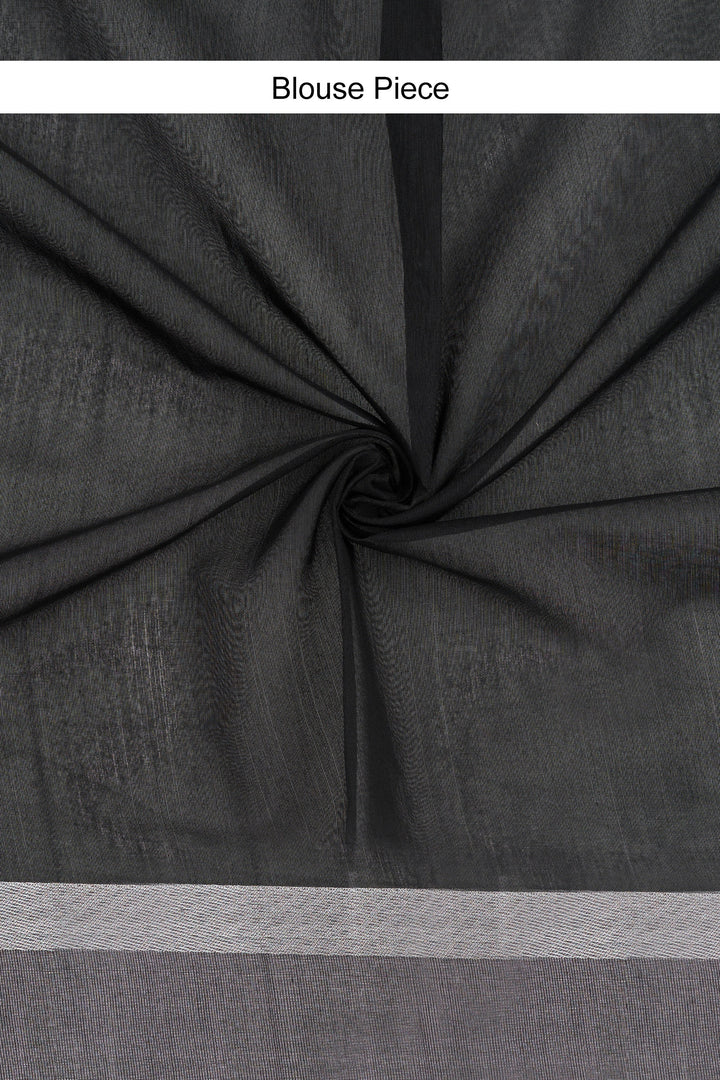 Teejh Fateh  Silk Cotton Black saree