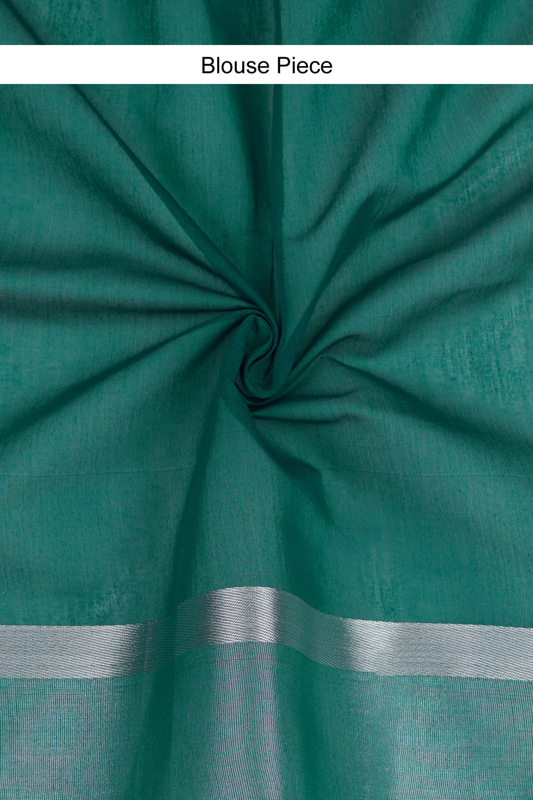 Teejh Bhimtal Silk Cotton Teal saree