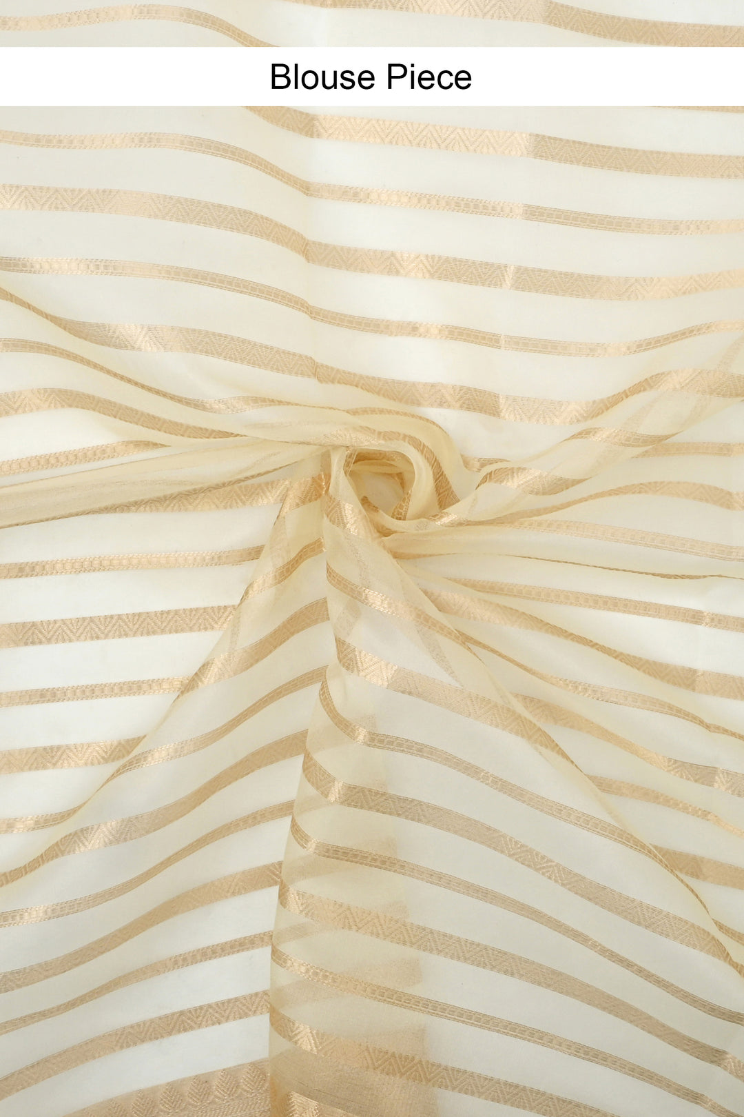 Teejh Bathak Off White Organza Lining Saree