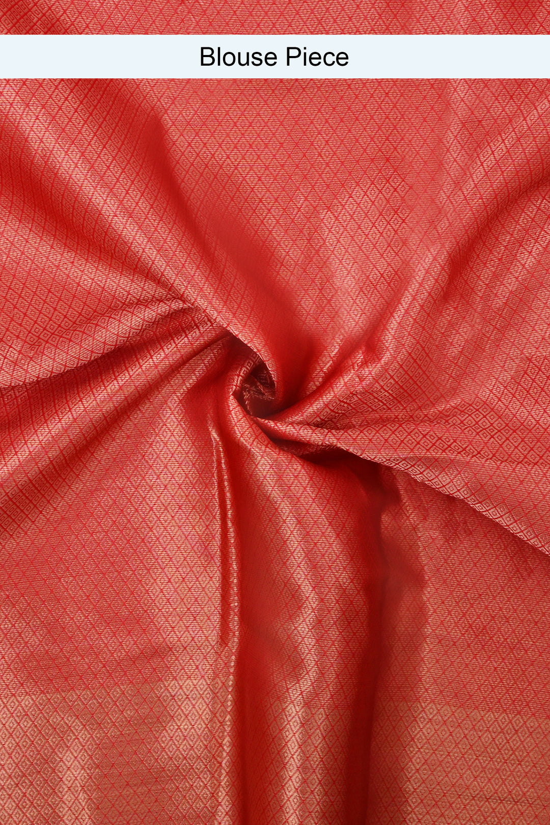 Teejh Shaya Red Banarasi Semi Chiffon Warm Silk Saree