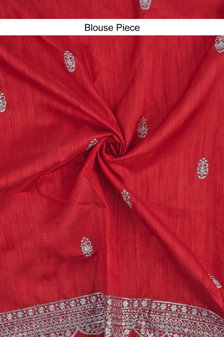Teejh Geetanjali Pink Shimmer Tissue Saree