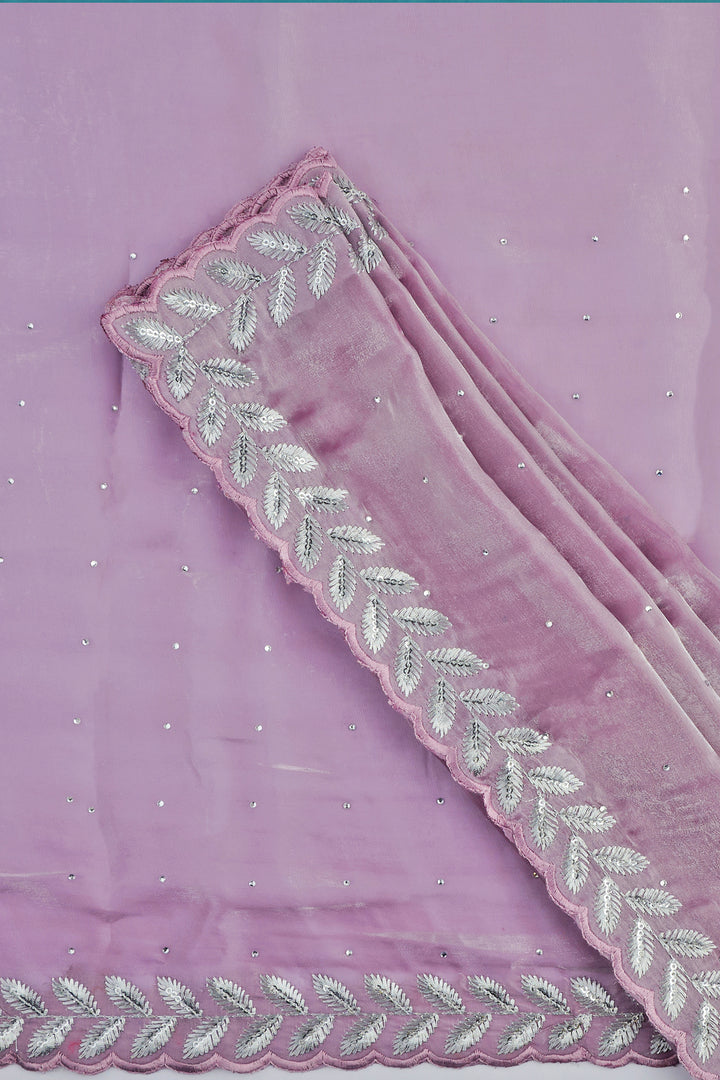 Teejh Harichandana Lavender Tissue Saree