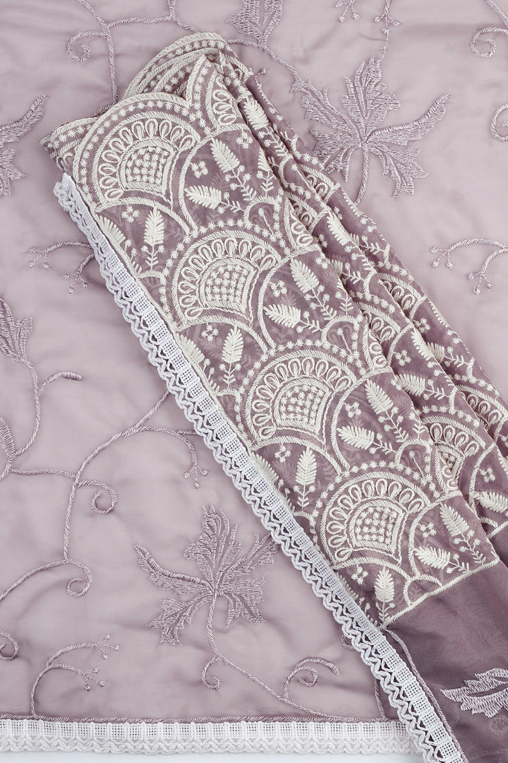 Teejh Vamishi Lavender Organza Saree
