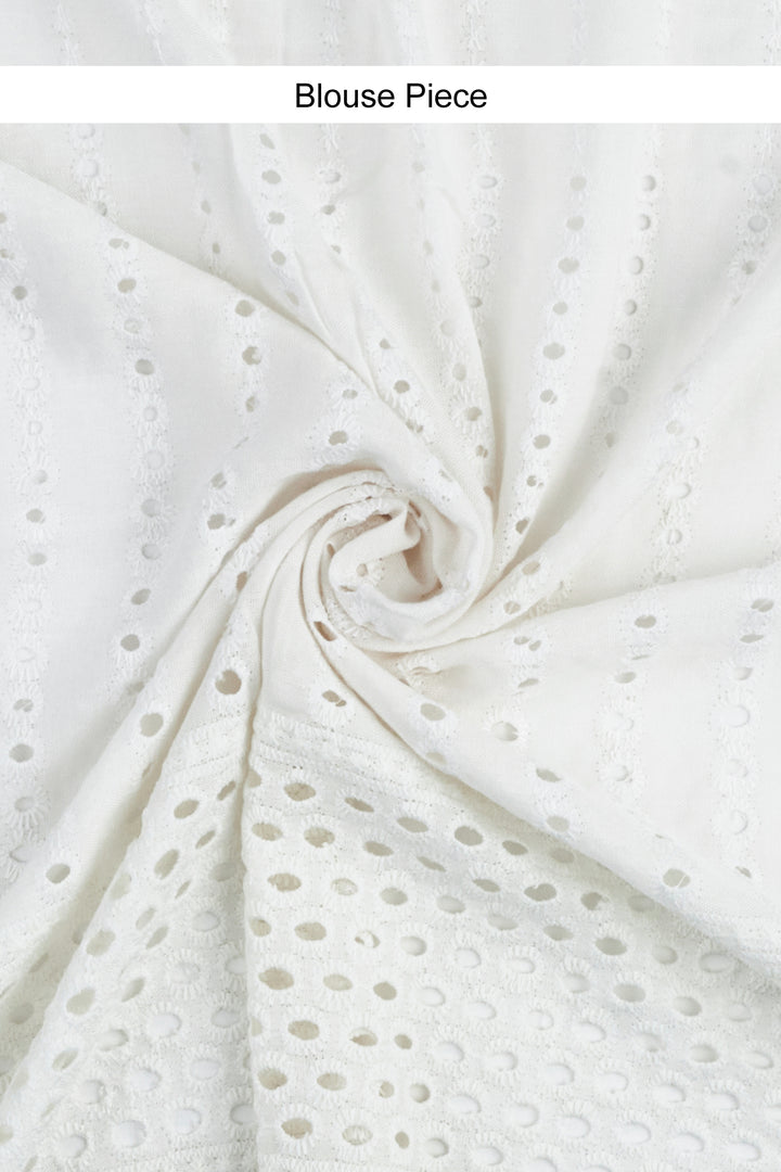 Teejh Eshani Blue Organza Saree