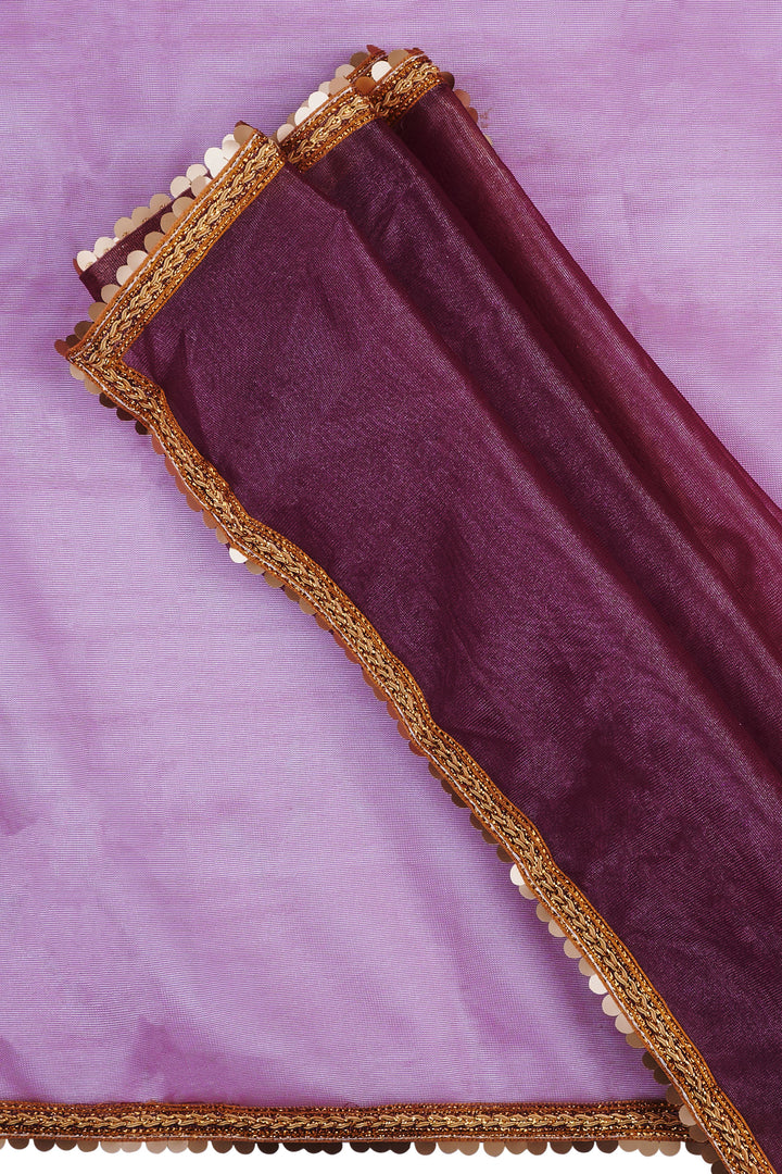 Teejh Iraja Wine Net Saree