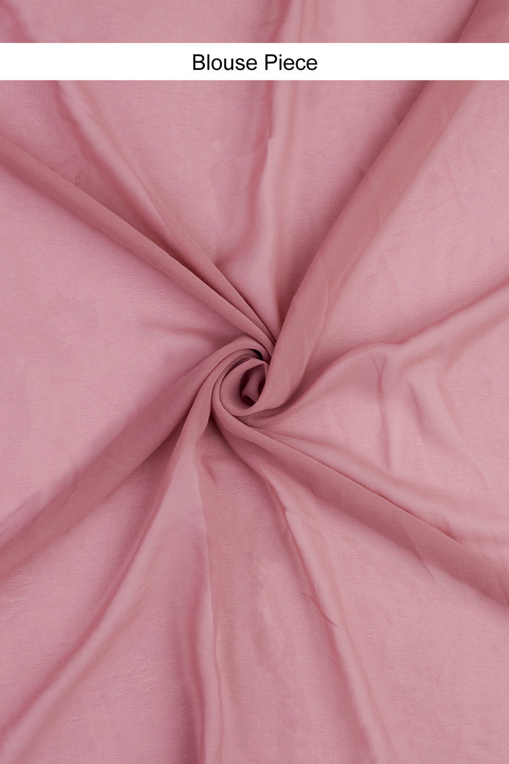Teejh Chamkila Mauve Georgette Saree