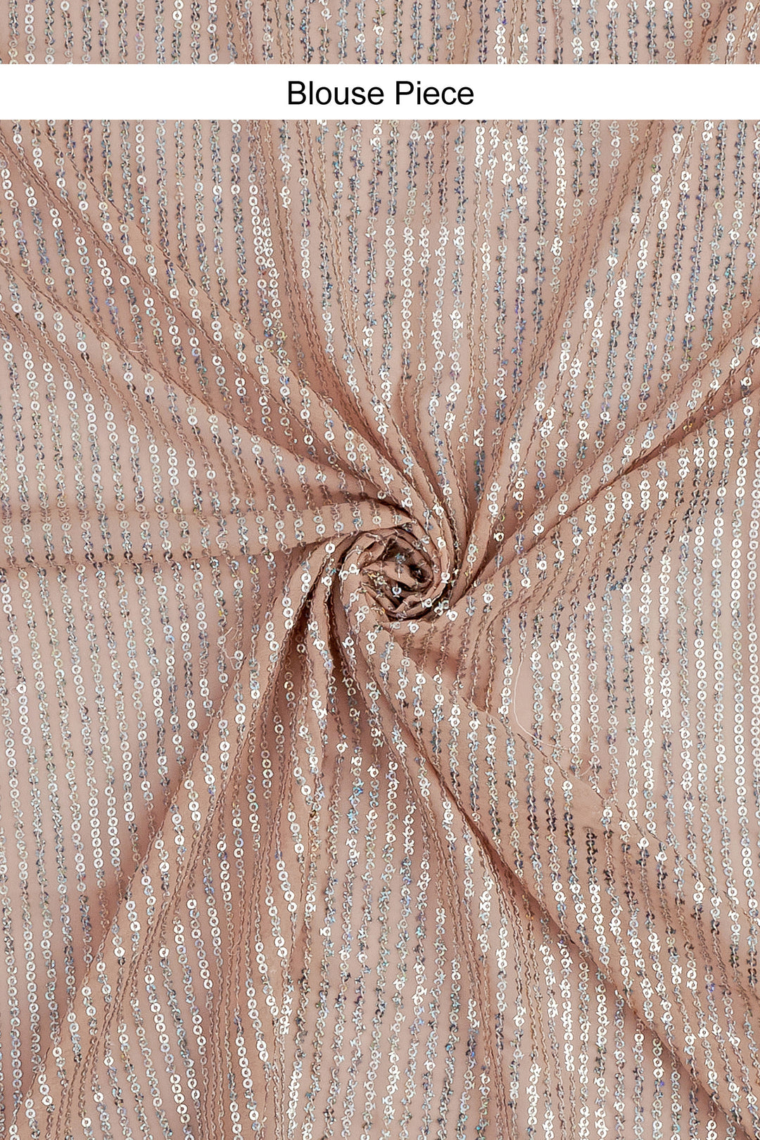 Teejh Ujwal Peach Georgette Saree