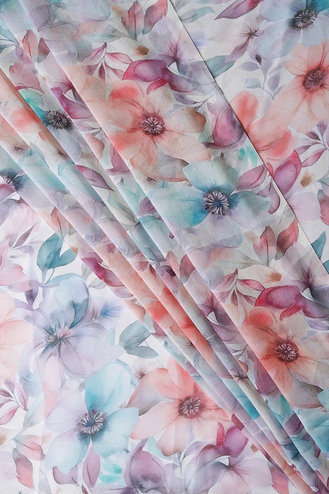 Teejh Opal Dream Digital Print Chiffon Saree