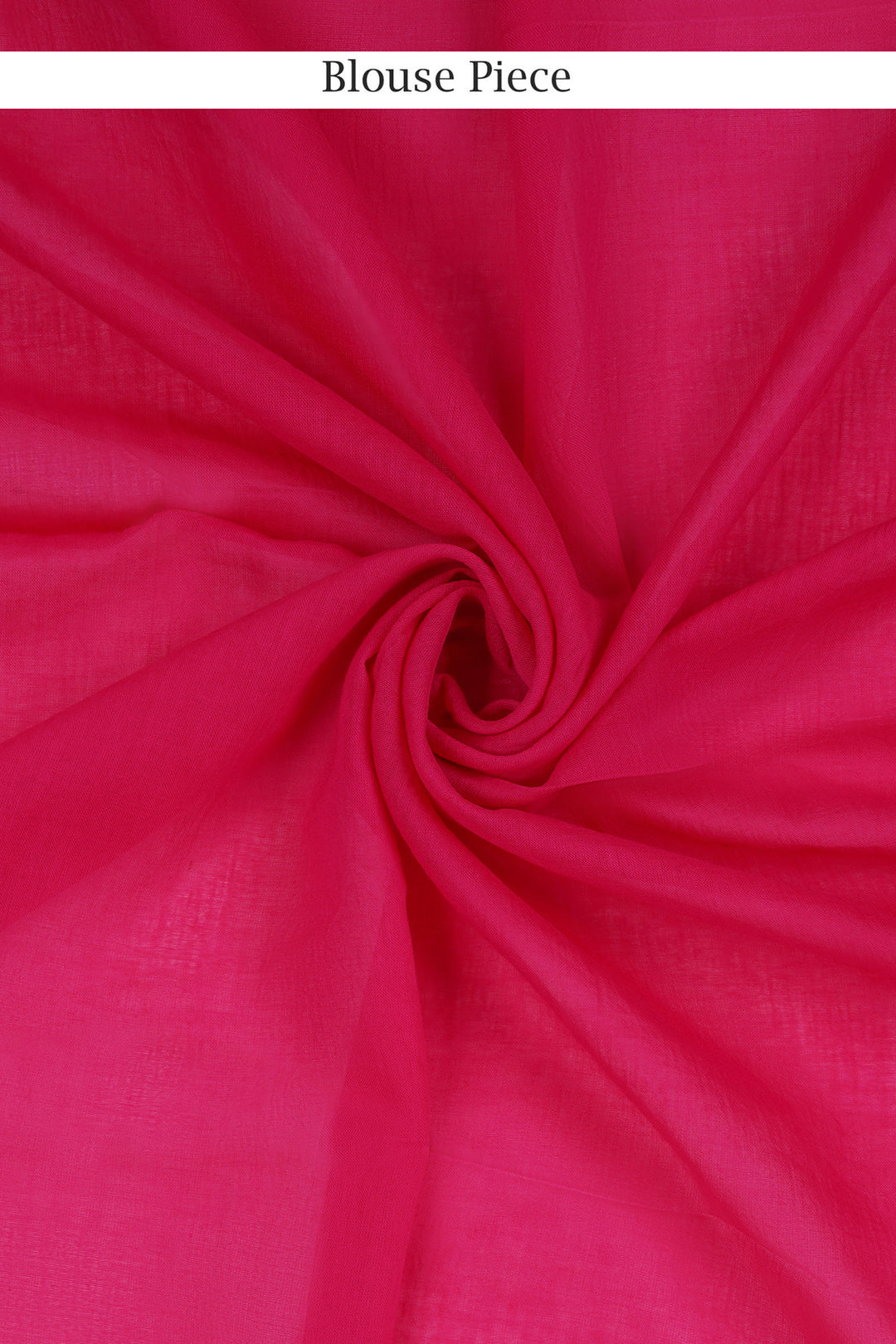 Teejh Vanilla and Cherry White and Hot Pink Mulmul Saree