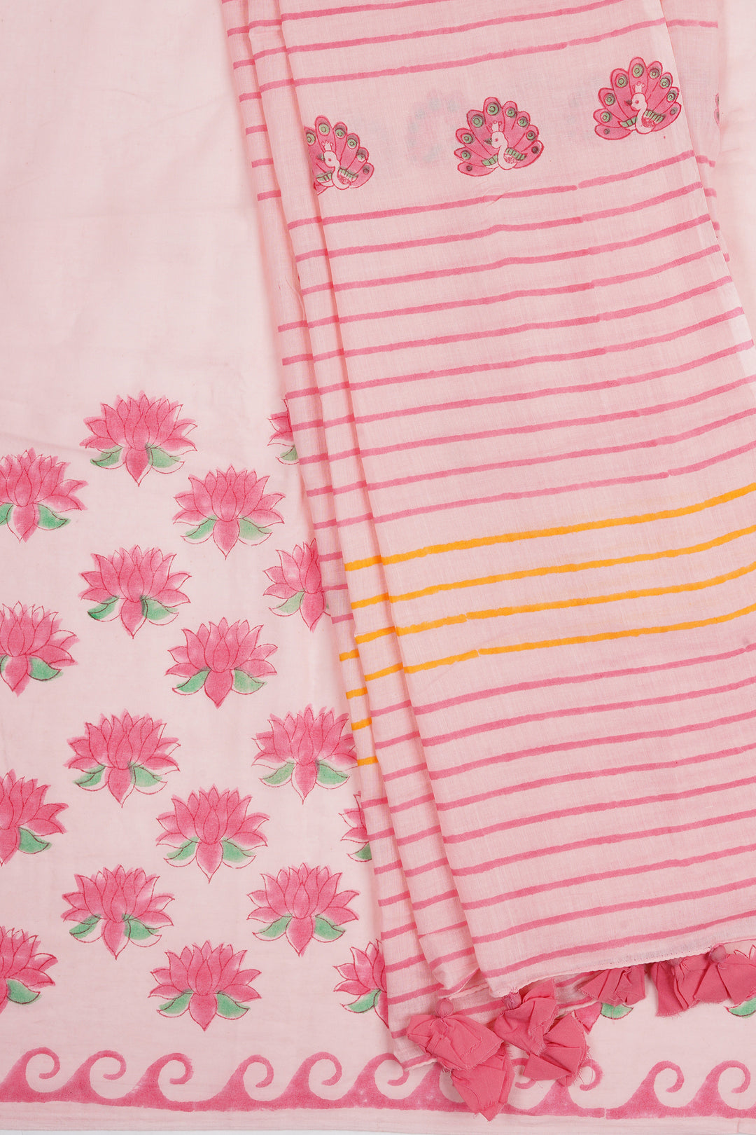 Teejh Gulshan Garden Mulmul Cotton Saree