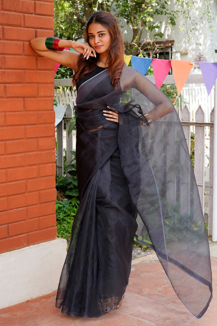 Teejh Samar Ombre Organza Saree