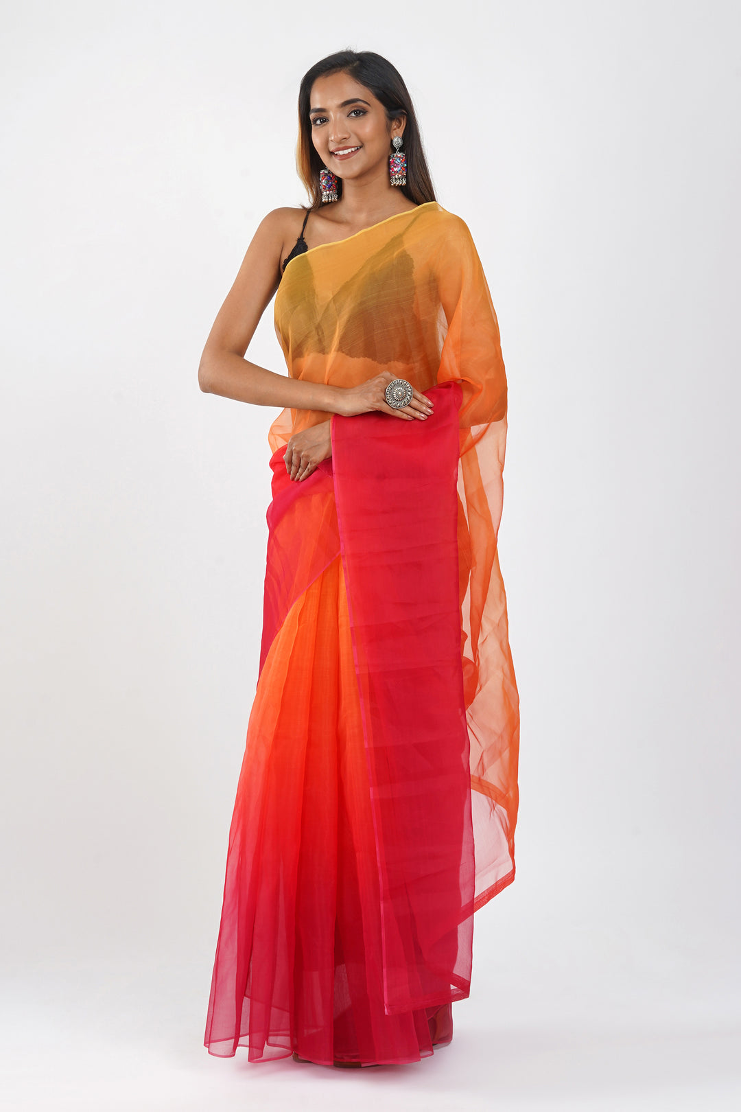 Teejh Oisha Ombre Organza Saree
