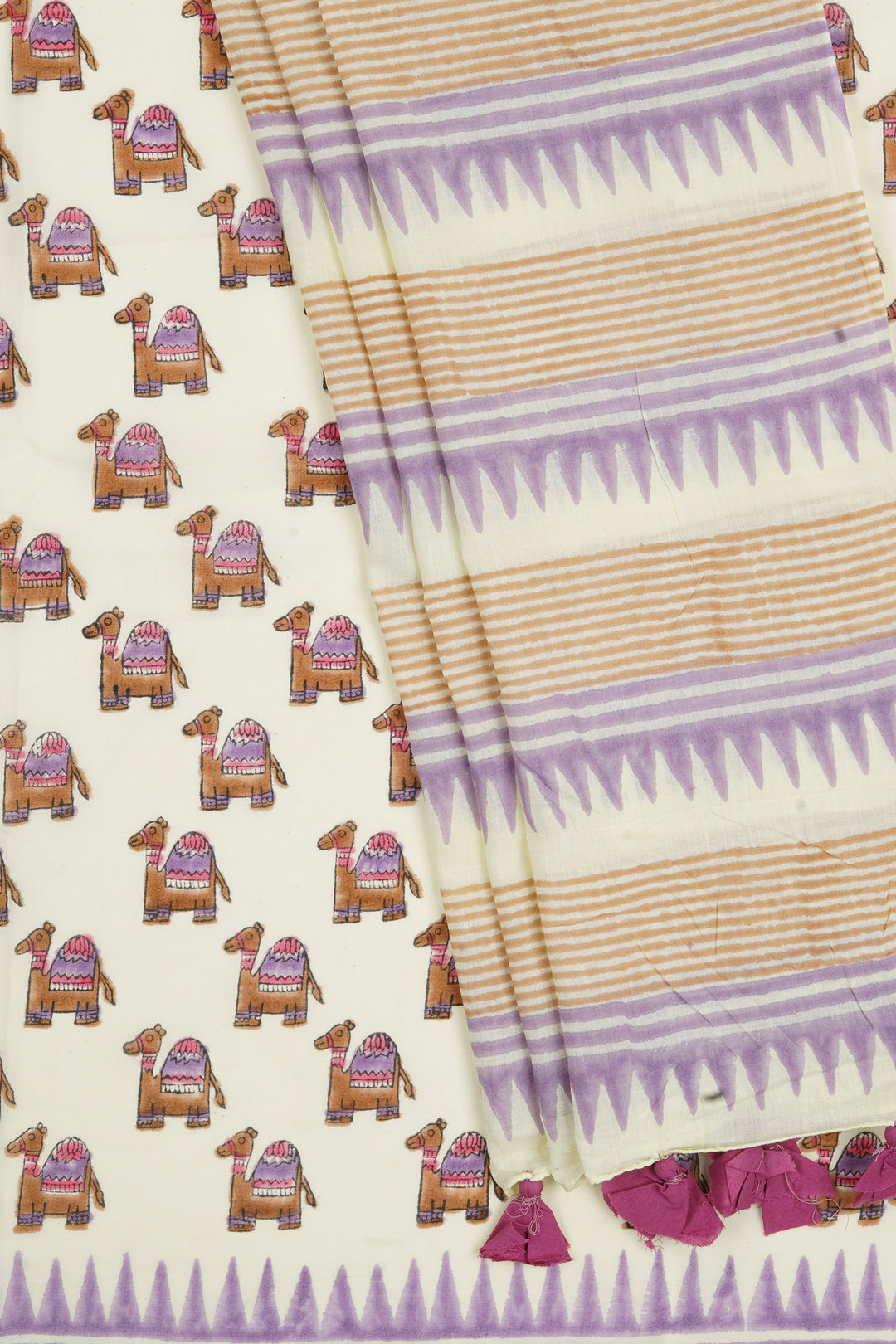 Teejh Safari Sunday Mulmul Cotton Saree