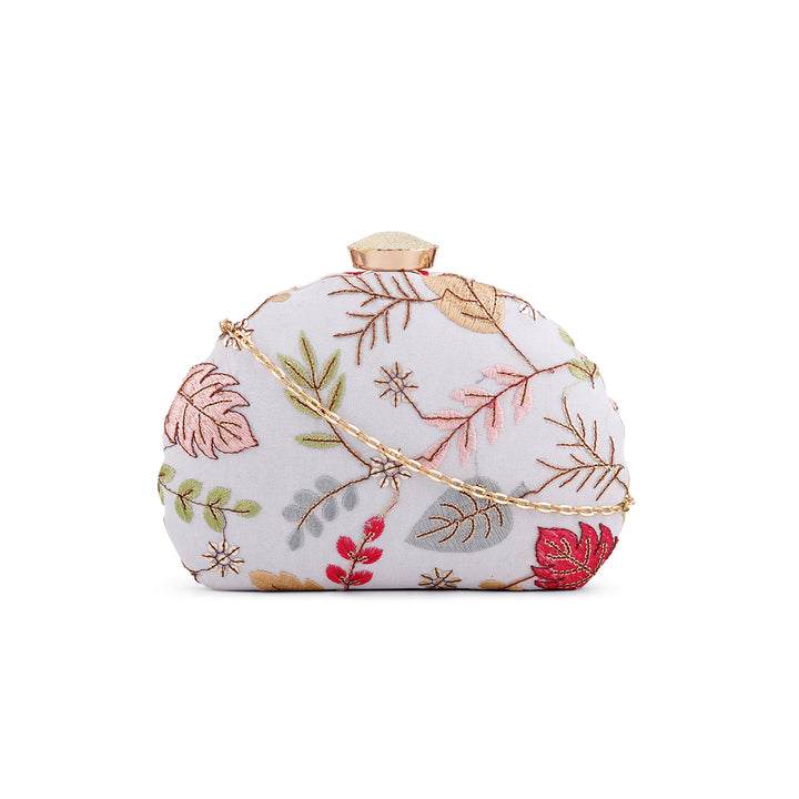 Teejh Shaheen Threadwork Clutch
