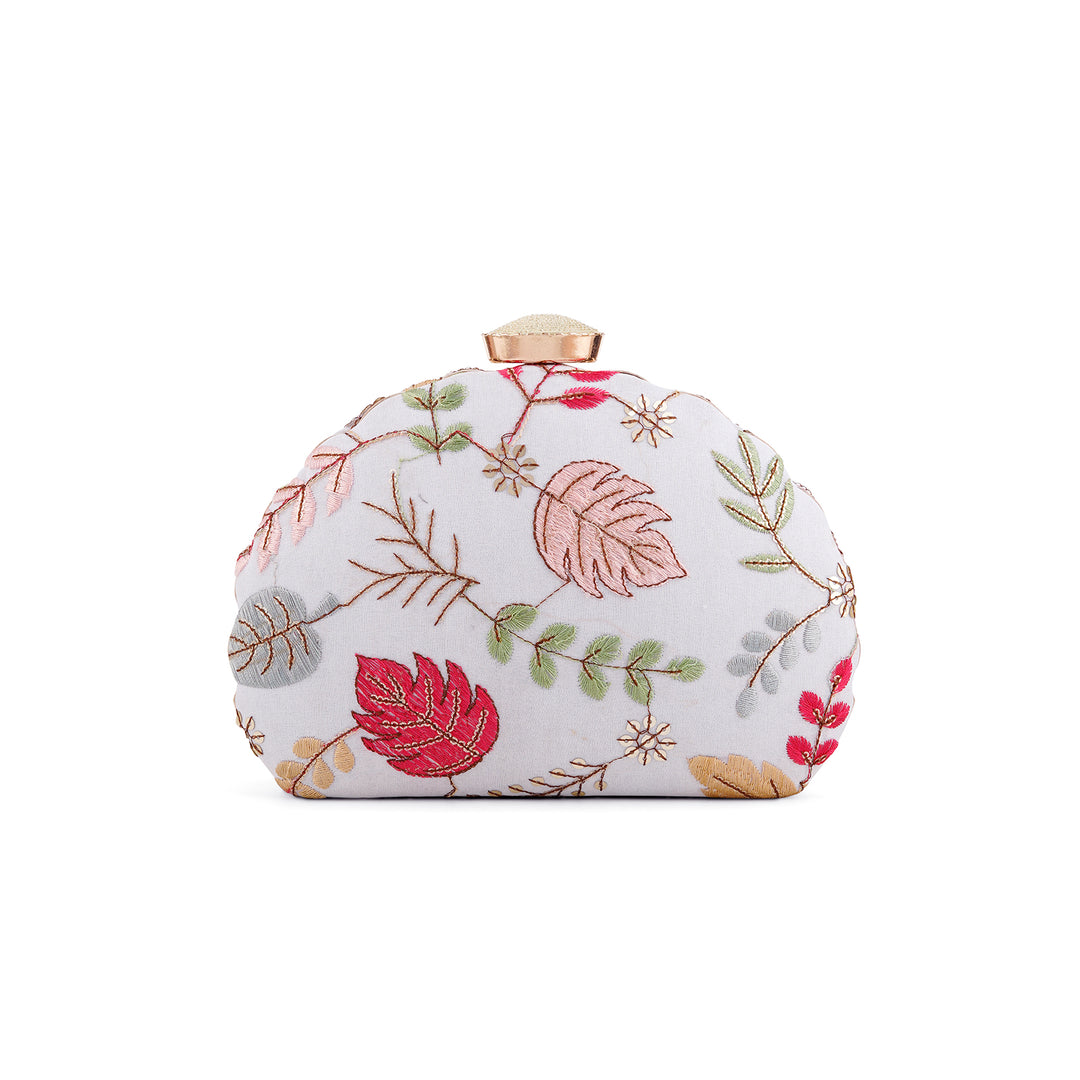 Teejh Shaheen Threadwork Clutch
