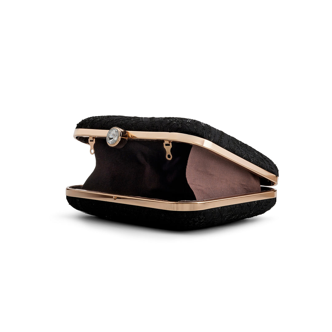 Teejh Avantika Floral Threadwork Clutch