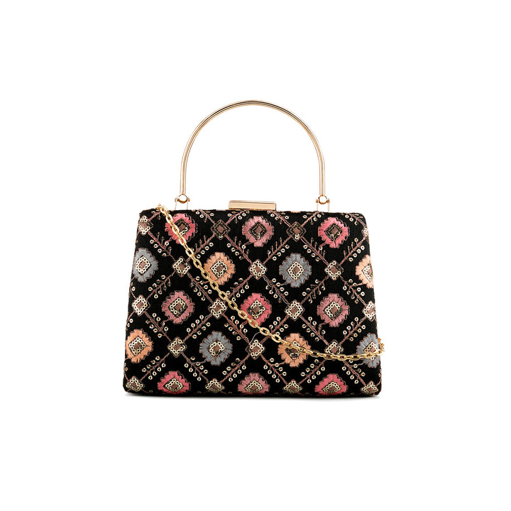 Teejh Tara Phulkari Threadwork Clutch
