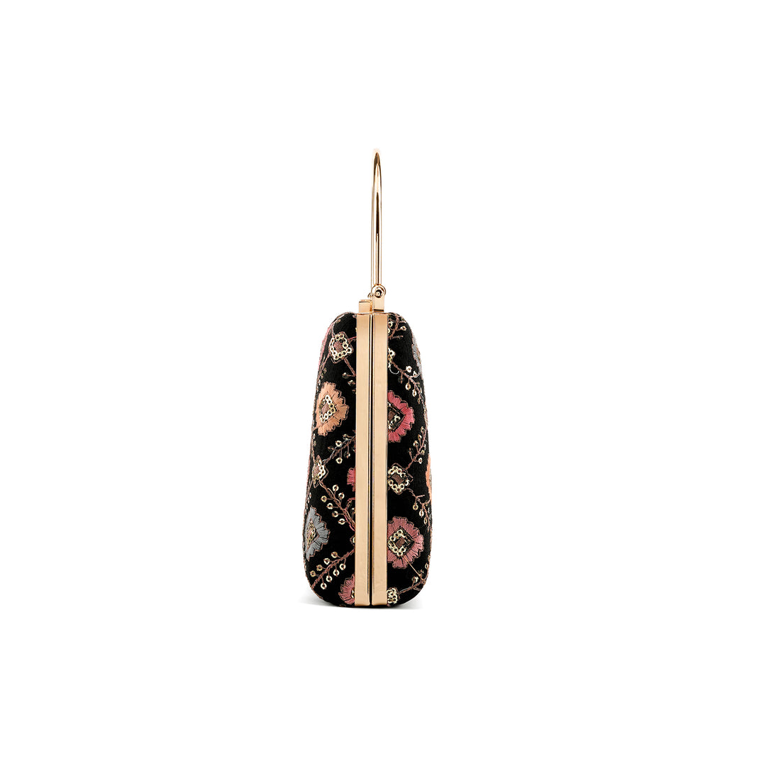 Teejh Tara Phulkari Threadwork Clutch