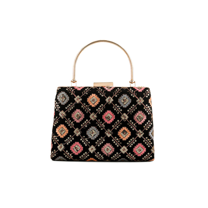 Teejh Tara Phulkari Threadwork Clutch