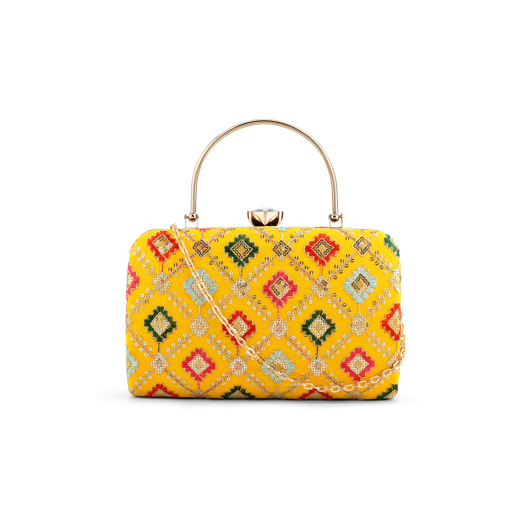 Teejh Jayati Threadwork Clutch
