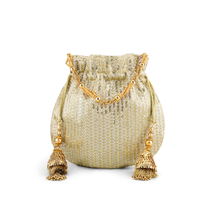 Mere Sona Re Gold Potli Bag