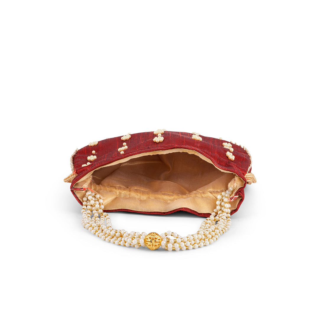 Saavan Aya Hai Maroon Potli Bag