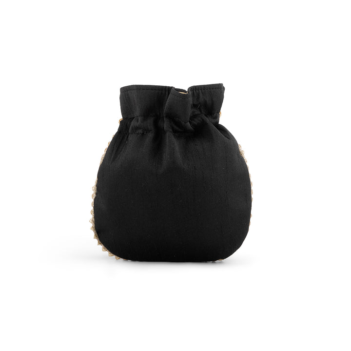 Saavan Aya Hai Black Potli Bag