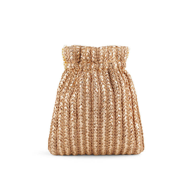 Afeemi Rose Gold Potli Bag