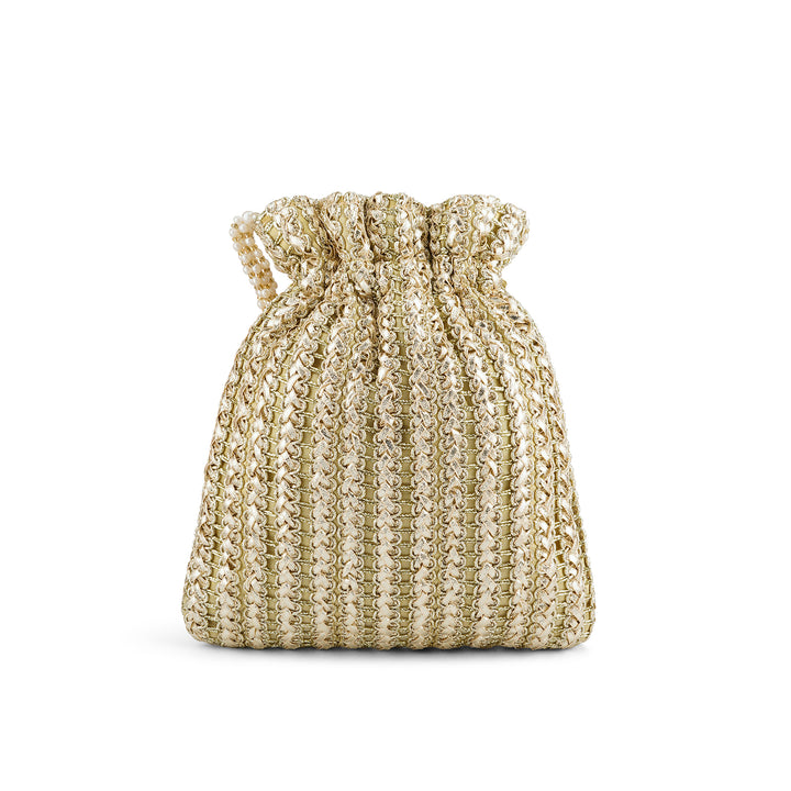 Afeemi Gold Potli Bag