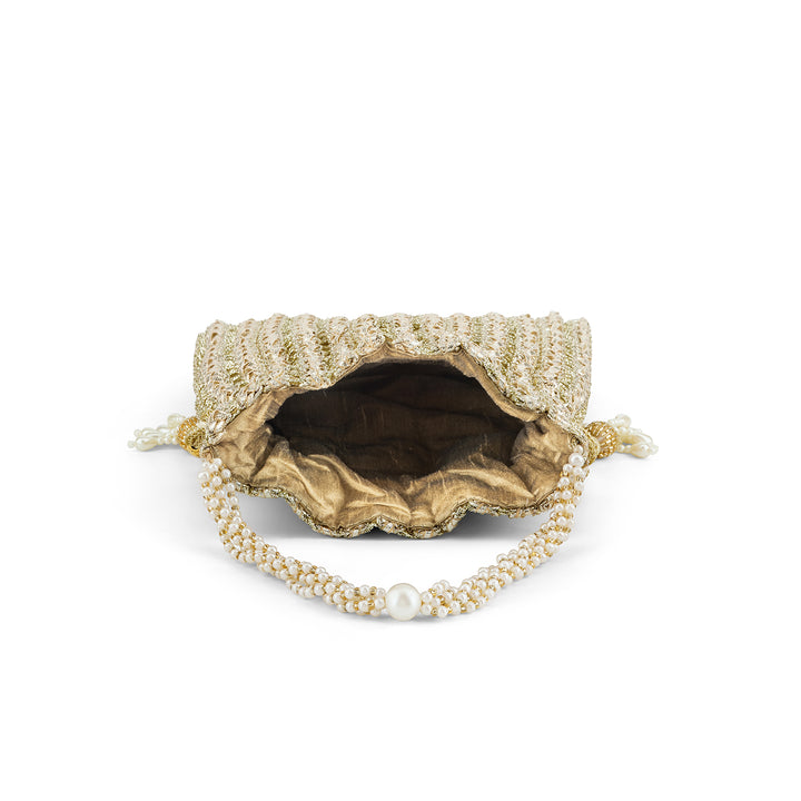 Afeemi Gold Potli Bag