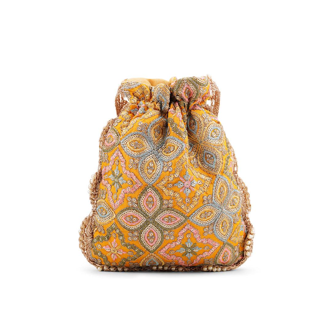 Manohari Mustard Potli Bag